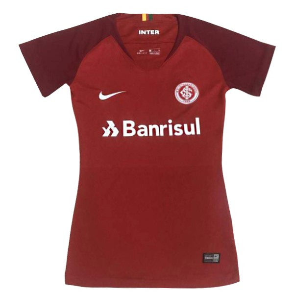 Camiseta Internacional Replica Primera Ropa Mujer 2018/19 Rojo